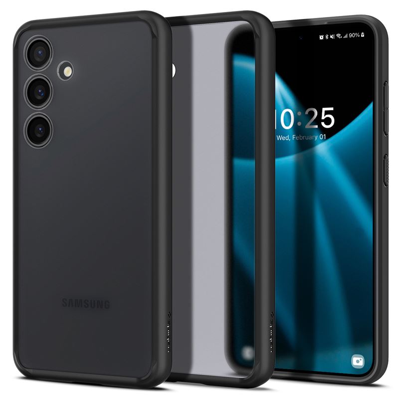 Husa de protectie hibrida Spigen Ultra Hybrid pentru Samsung Galaxy S24, negru matuit